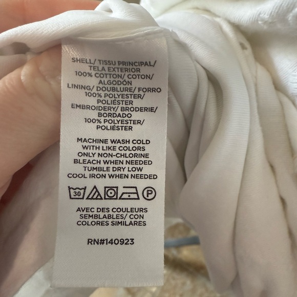 LOFT | White Tiered Eyelet Dress - Picture 4 of 11